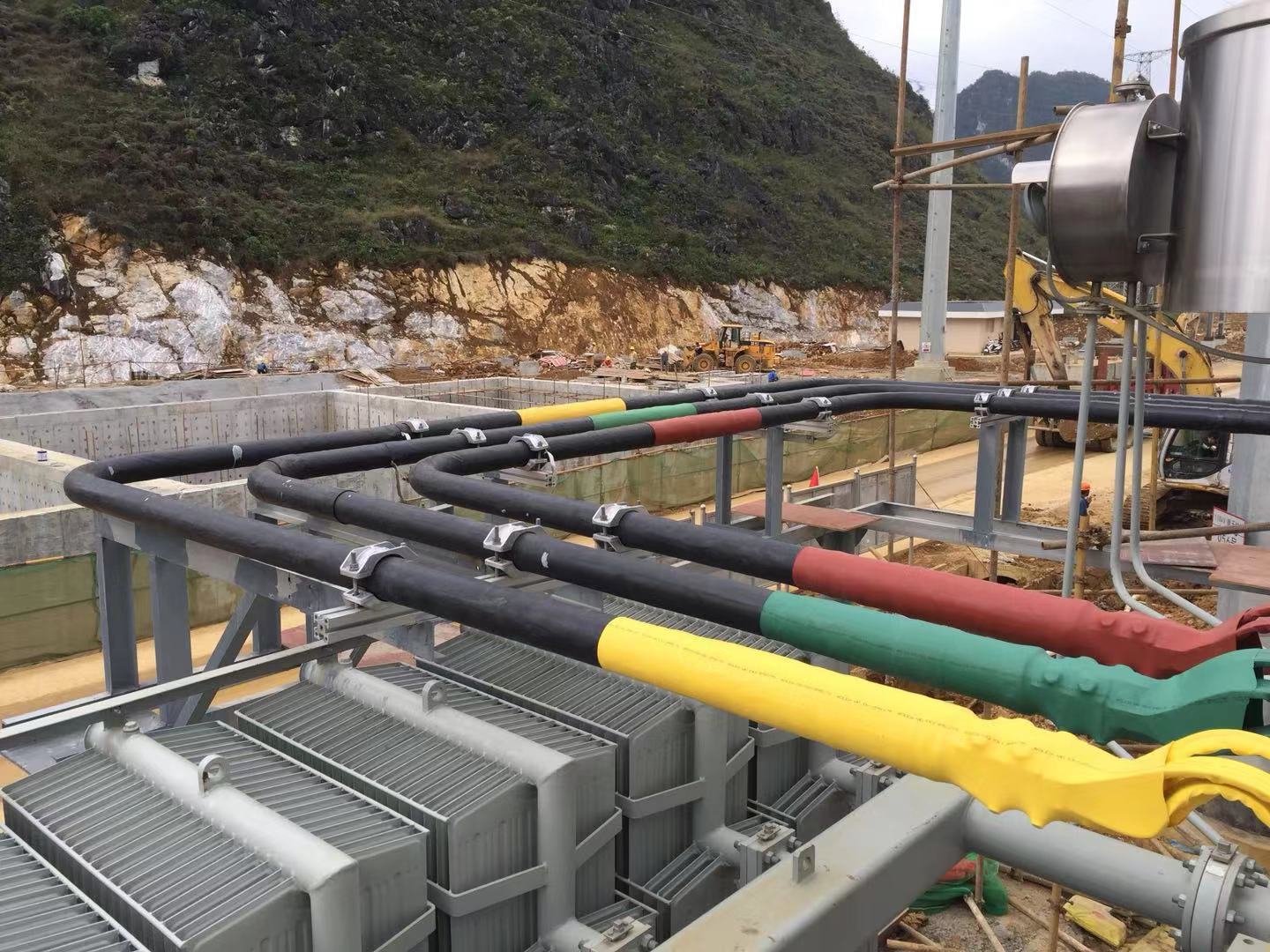 靖西天桂鋁業10KV絕緣小蝌蚪视频色版工程圖片